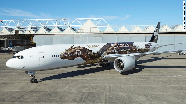 Air New Zealand Smaug the dragon livery