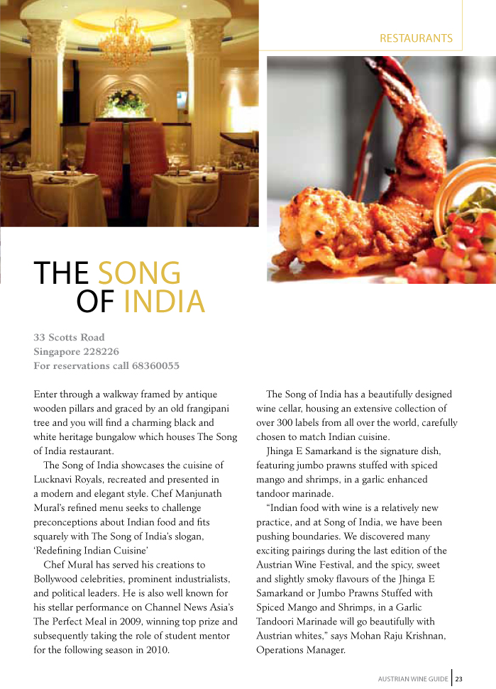 Austria Festival The Song Of India