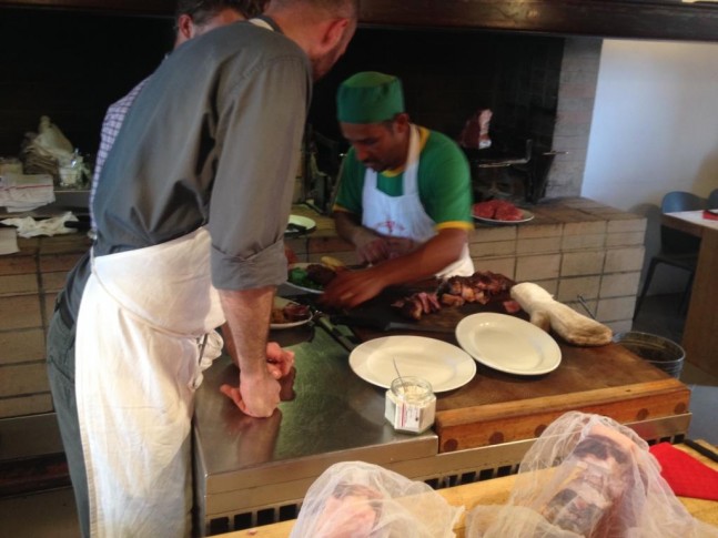 Butcher - Antica Macelleria Cecchini - serving bench