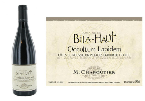 M. Chapoutier Domaine de Bila-Haut Cotes du Roussillon Villages Latour de France Occultum Lapidem