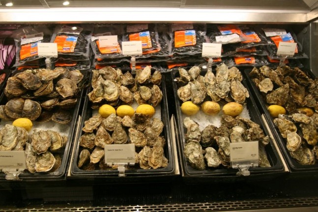 Culina display oysters