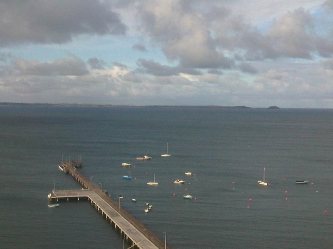 Flinders Hotel - view over bay
