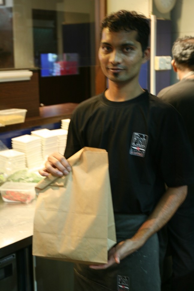 Takeaway Fish n Chips Singapore style