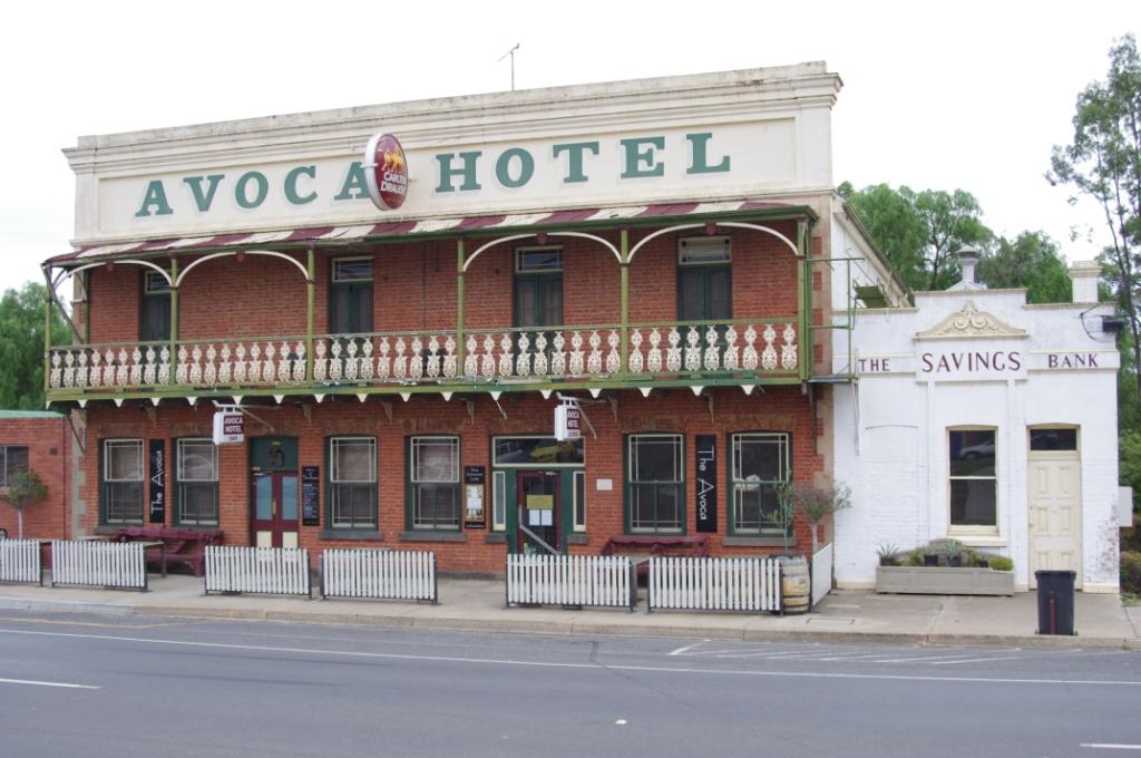 The Avoca Hotel a grand old gold rush hotel in central Victoria