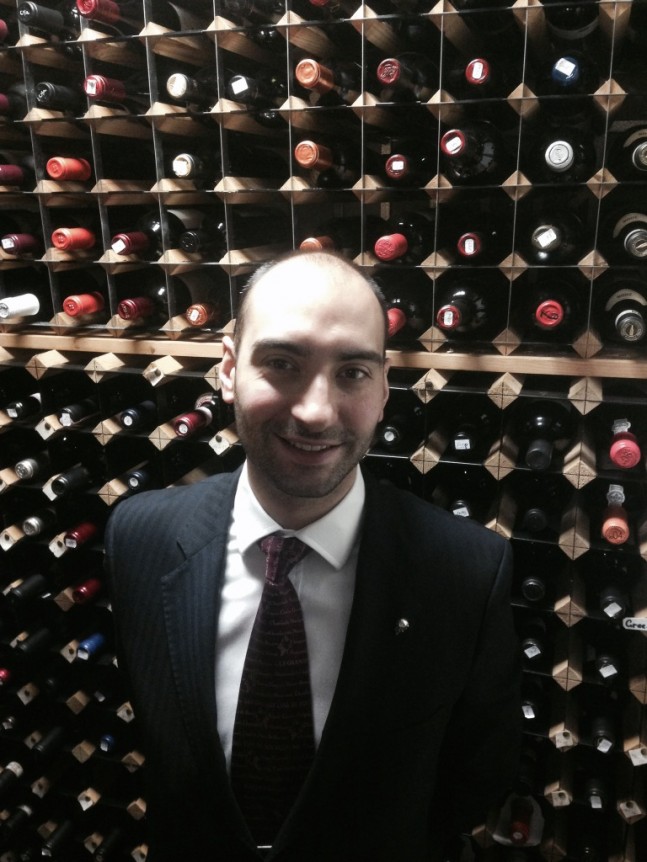 Marc Piquet, Sommelier at The Greenhouse restaurant, Mayfair