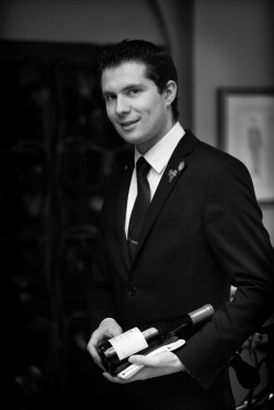 Romain Bourger, Head Sommelier at the Vineyard at Stockcross
