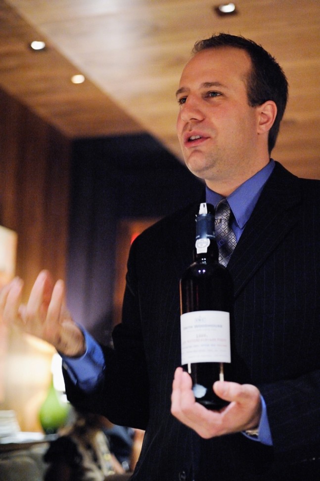 Scott Zoccolillo, Sommelier and front of house manager at Nectar Restaurant
