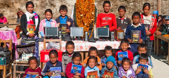 Charles Watson in Nepal  http://www.solarleap.org/image-gallery/