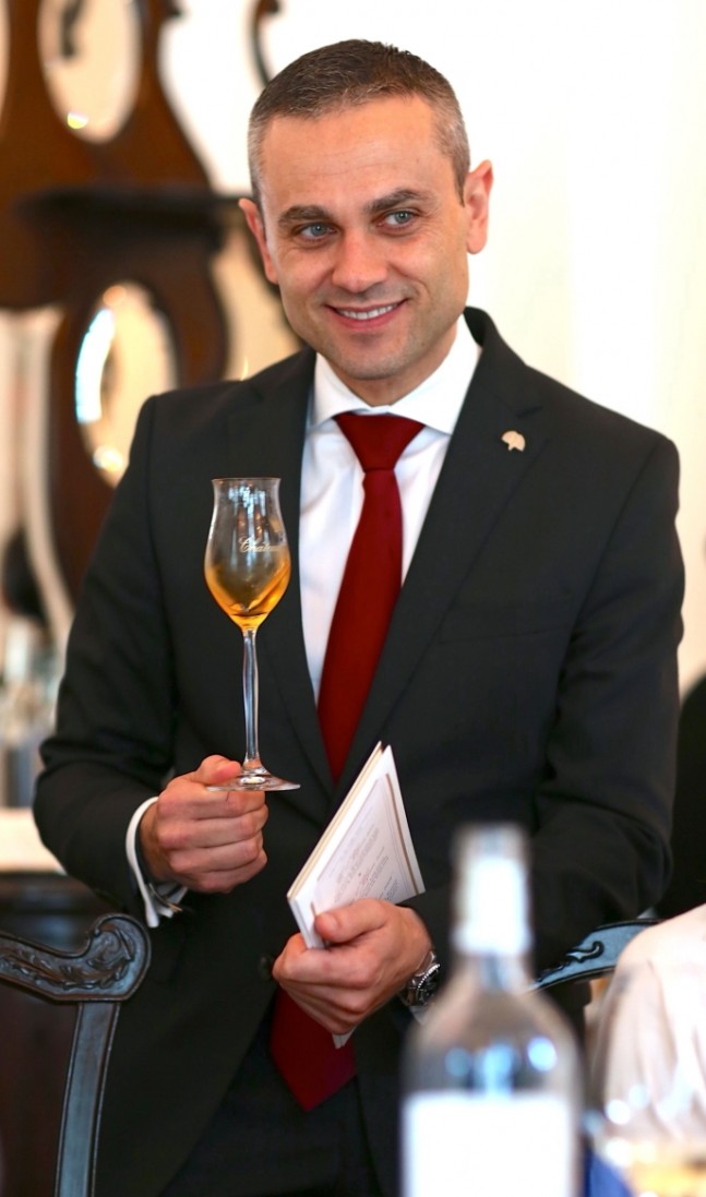 Sommelier Stephane Soret, Wine Director at Raffles, Singapore