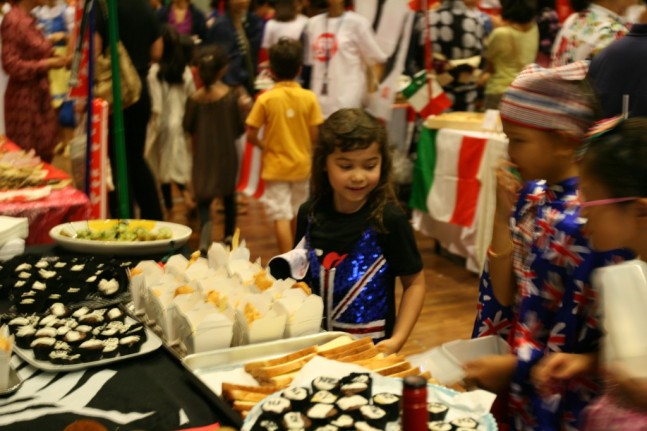 UWC UN Food Festival New Zealand stand