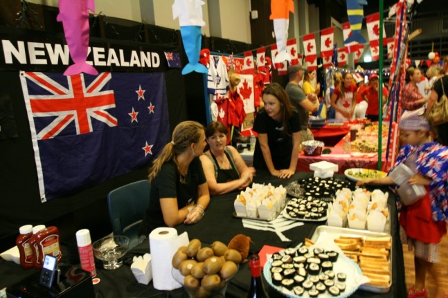 UWC UN Food Festival New Zealand crew 