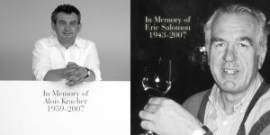 In Memory of Alois Kracher and Eric Salomon