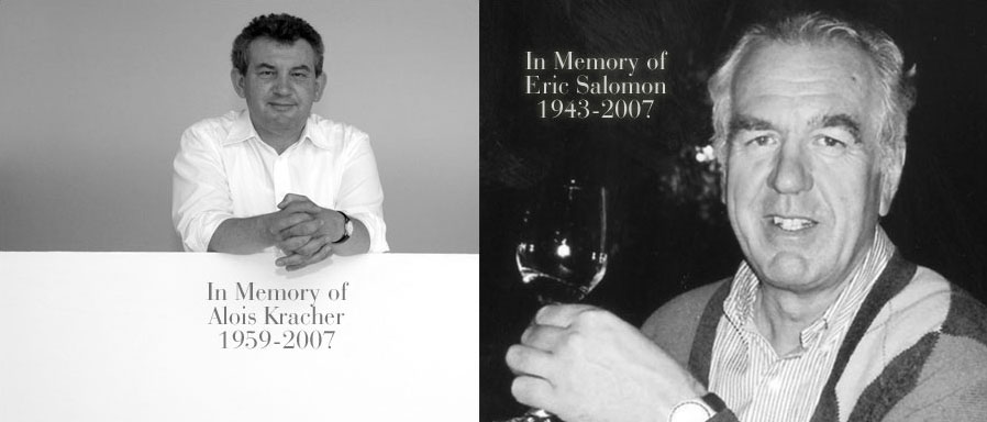 In Memory of Alois Kracher and Eric Salomon