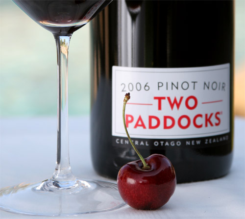 Pinot Noir 2006 Two Paddocks bottle label