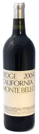 Ridge Monte Bello 2004, California, US